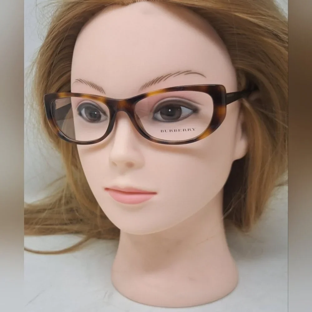 NWT Burberry Women's Frames Eye Glasses Havana Full Rim Italy B2168 51-16-135